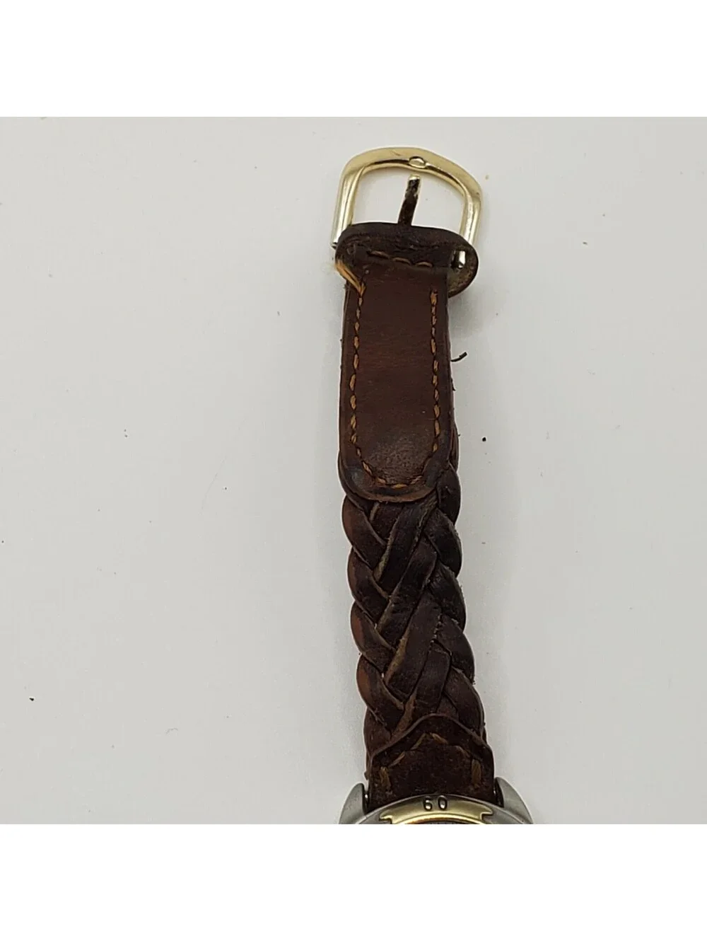 Timex Indiglo Womens Quartz Watch 24mm Brown Braided Band New Battery